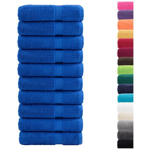 Asciugamani da Doccia SOLUND 10 pz Blu 70x140 cm 600gsm - Foto 2