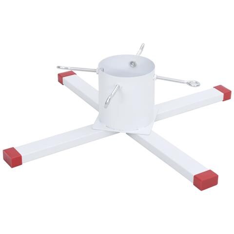Supporto Per Albero Di Natale Bianco 61x61x15,5 Cm - Foto 2