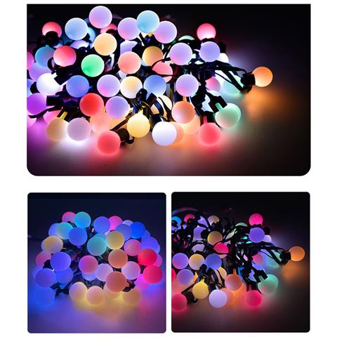Luci A Stringa Da Esterno A 50 Led Da 10 M Con Controllo Tramite App - Foto 2