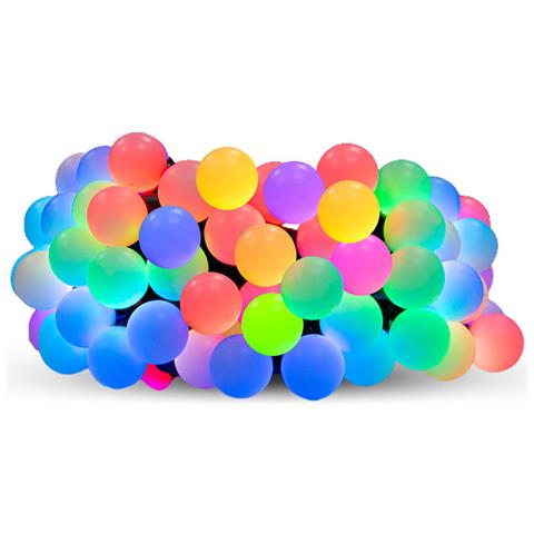 Luci A Stringa Da Esterno A 50 Led Da 10 M Con Controllo Tramite App - Foto 6