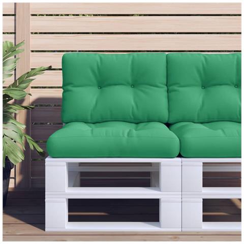 Cuscino Per Pallet Verde 60x40x12 Cm In Tessuto - Foto 1