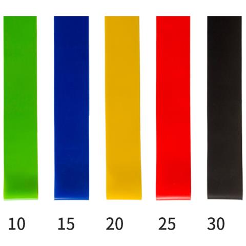 Set Di Fasce Di Resistenza In Tpe Con Borsa Per Il Trasporto, Confezione Da 5 - Foto 1