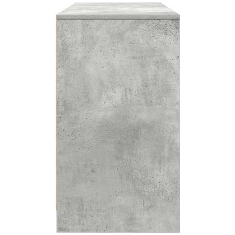 Scrivania Grigio Cemento 120x42x76 cm in Legno Multistrato - Foto 2