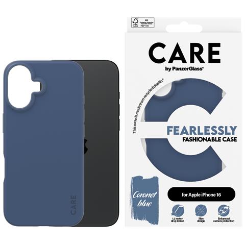 CARE by PG Blue iPhone16 6.1 custodia per cellulare Cover Trasparente - Foto 4