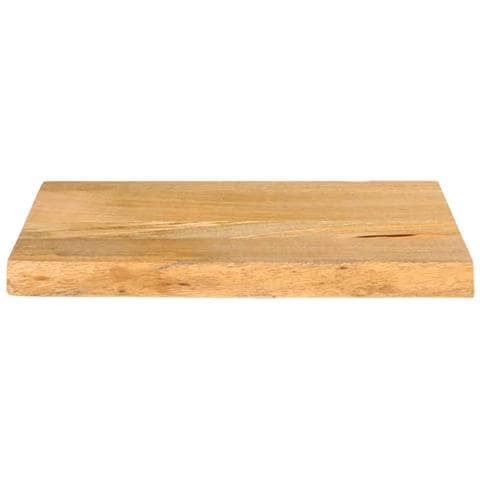 Piano Tavolo Bordi Vivi 40x20x2,5 Cm In Legno Massello Di Mango - Foto 3