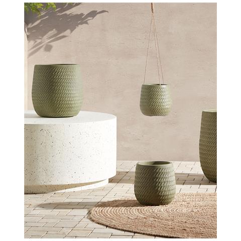 Vaso Per Piante Livadia 19 Cm Verde Oliva - Foto 1