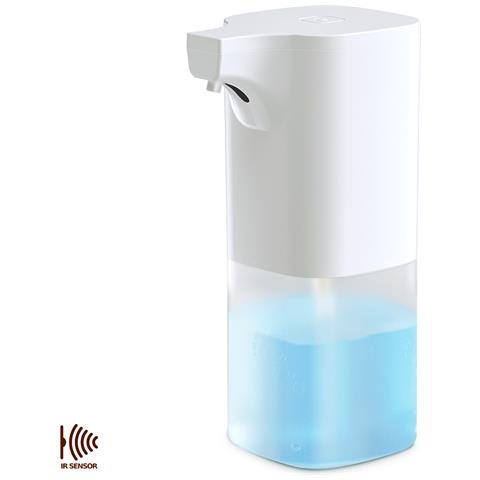 Dispenser Automatico Di Sapone E Gel A Infrarossi, 300ml 7x10x19 Cm. Colore Bianco - Foto 1