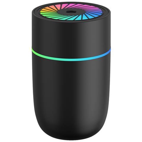 Umidificatore Per Auto Wt-009: Mini Usb Silenzioso Con Luce Colorata Black - Foto 1