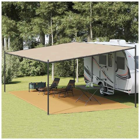 Tappeto da Tenda Sabbia 400x800 cm HDPE - Foto 2