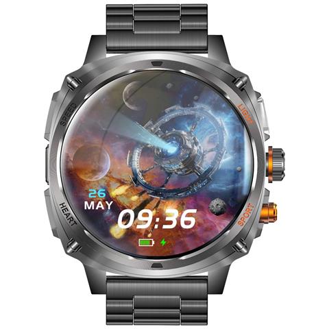 Smartwatch Multifunzionale Nero Con Monitoraggio Della Salute E Chiamate Bluetooth - Foto 6