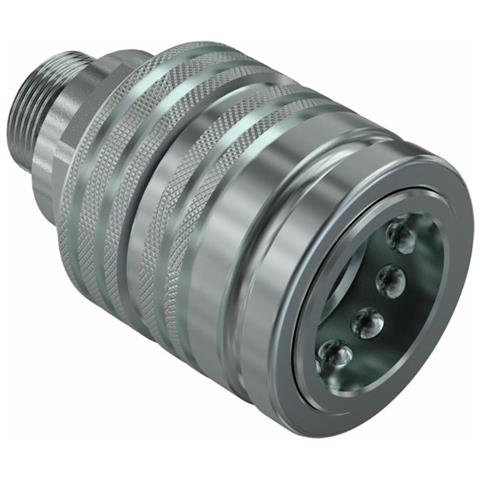 Innesto Rapido Valvola Femmina 1/2"" Din2353 M22 (15l) Confezione Da 5 Pezzi - Foto 1