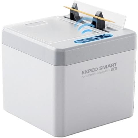 Dispenser Di Stuzzicadenti Smart Con Sensore rarossi - Ricaricabile Usb Grey+white - Foto 1