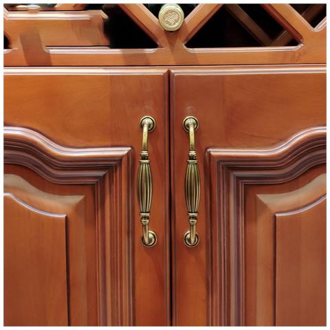 Set Di 2 Maniglie Vintage Per Cassetti, Maniglie Retro In Lega Di Zinco Per Mobili - Foto 4