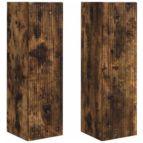 Mobile TV da parete 2 pcs Rovere fumé 30 x 31 x 100 cm - Foto 1