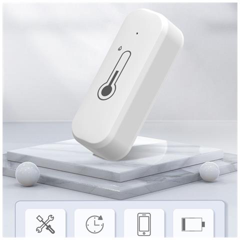 Sensore Di Temperatura E Umidità Smart Home Tuya Wifi E Bluetooth - Foto 6