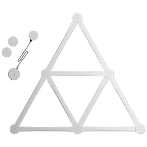 Strisce Led Bluetooth - Splicing Intelligente Fai-da-te, Illuminazione Ambientale Rgb, Compatibile Con Smartlife, Kit Da 6 Linee Luminose White - Foto 2