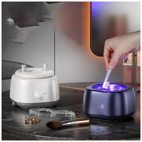 Pulitore Ad Ultrasuoni 250ml: Macchina Portatile Per La Pulizia Di Gioielli E Occhiali Con Sterilizzazione Uv Blue - Foto 5