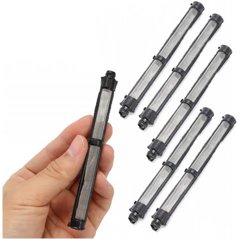 Filtro Paletta 60 Mesh - Compatibile Con Pistole Graco Ftx Xtr Contractor | 5 Pezzi, 110mm, Metallo E Plastica | Per Verniciatura - Foto 1