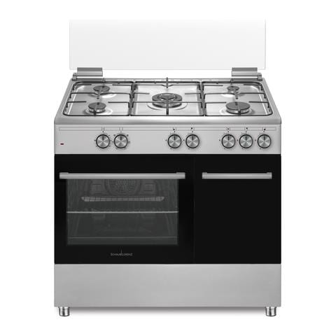 Cucina 5 Fuochi e Forno a gas portabombola 90x60cm Inox SS941GVEX - Foto 1