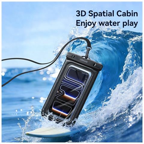 Cover per Phones Up To 7.2 Inch 3D Air Cushion Touch - Nero, Impermeabile - Foto 2