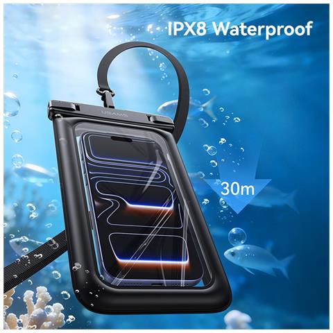 Cover per Phones Up To 7.2 Inch 3D Air Cushion Touch - Nero, Impermeabile - Foto 4