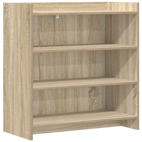 Credenza Rovere Sonoma 75 x 36 x 80 cm Legno ingegnerizzato - Foto 1