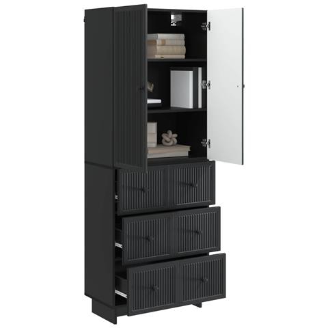 Set di armadi 2 pcs 66 x 34,5 x 90 cm Legno ingegnerizzato - Foto 2