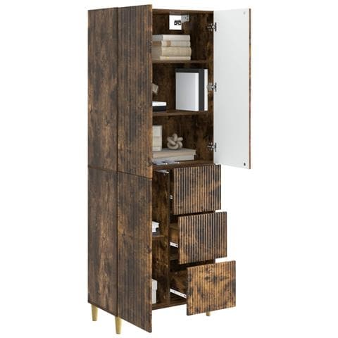Set di armadi 2 pcs 66 x 34,5 x 90 cm Legno ingegnerizzato - Foto 2