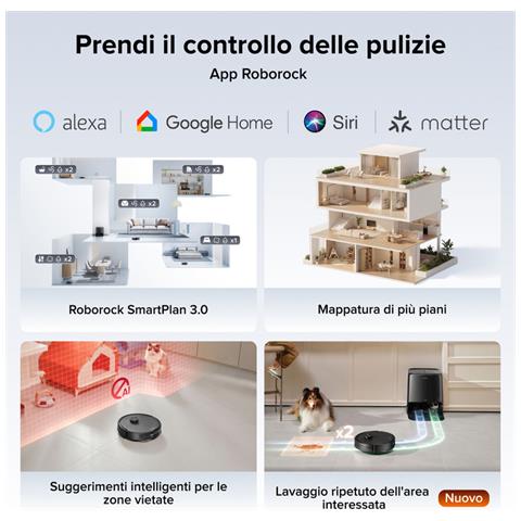 Qrevo 2 Pro Robot Aspirapolvere Lavapavimenti 25.000Pa, Nero | Panno Estensibile, Antigroviglio, Autopulizia Panno 75°C, Rimozione Automatica dei Panni, Evita Ostacoli,Nero - Foto 10