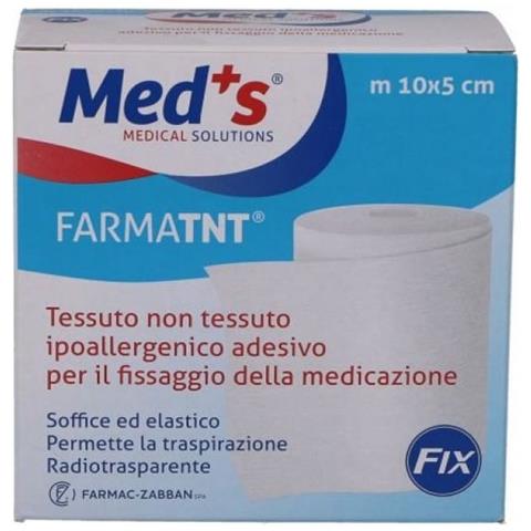 Cerotto Meds Tessuto Non Tessuto Fix Ipoallergenico Adesivo 1000X5 cm - Foto 1