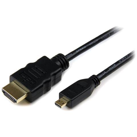 Cavo HDMI ad alta velocità con Ethernet da 2 m - HDMI a Micro HDMI - M / M - Foto 1
