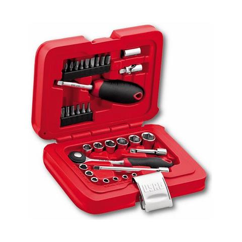 Cassetta 34pz Modulare Bussole E Inserti Per Avvitatura Professionale J34 - Foto 2