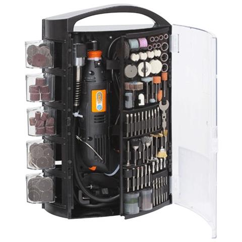 Kit Mini Trapano Velocita' Variabile Pg Tools 135 W + 300 Accessori + Valigetta - Foto 6