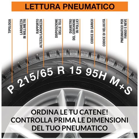 Coppia Di Catene Da Neve Suv 12 Mm ""g12"" Misura 240 - Foto 3