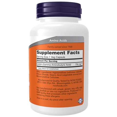 Gaba 750mg - 100 Vcaps - Supporto Neurotrasmettitore - Foto 3