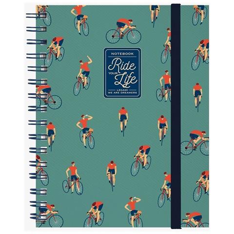 Notebook Con Spirale Maxi Trio A4 Bike Lover Legami - Foto 1