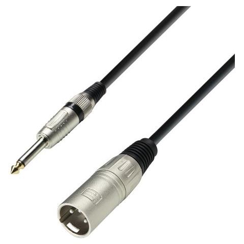 K3 Mmp 0300 - Cavo Microfonico, Da Xlr Maschio A Jack Mono Da 6,3 Mm, Lunghezza 3 M - Foto 1