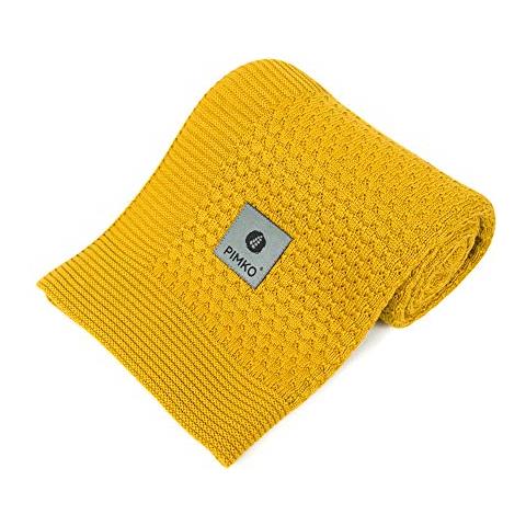 Coperta In 100% Bambù, Lavorata A Maglia, Per Ragazzi E Ragazze, Morbida E Morbida, Ideale Per La Casa, Adatta Per Persone Allergiche, Dimensioni Naturali 80 X 100 Cm - Foto 1