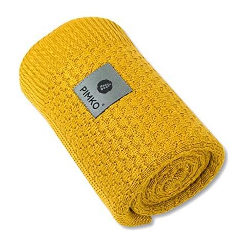 Coperta In 100% Bambù, Lavorata A Maglia, Per Ragazzi E Ragazze, Morbida E Morbida, Ideale Per La Casa, Adatta Per Persone Allergiche, Dimensioni Naturali 80 X 100 Cm - Foto 2