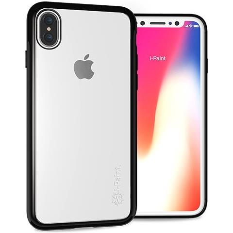 Cover Trasparente Per Iphone Xs / x - Nera - Foto 1