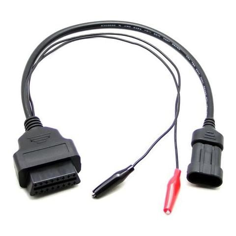 S-EOLF-FIAT3P, OBD OBD2 16 Pin, FIAT 3 Pin, Male / Female, Nero - Foto 1