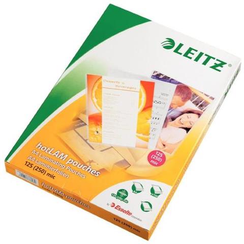 Leitz 33808 Pellicola Per Plastificatrice 100 Pz - Foto 1