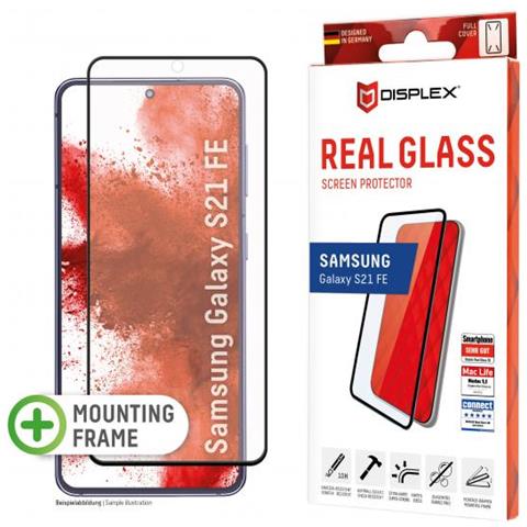 Displex Panzerglas (10h) Fr Samsung Galaxy S21 Fe - Montagesticker - Full Cover - Samsung - Galaxy S21 Fe - Schlagfest - Kratzresistent - Staubresistent - Transparent - 1 Stck (e) (01469)  - Foto 1