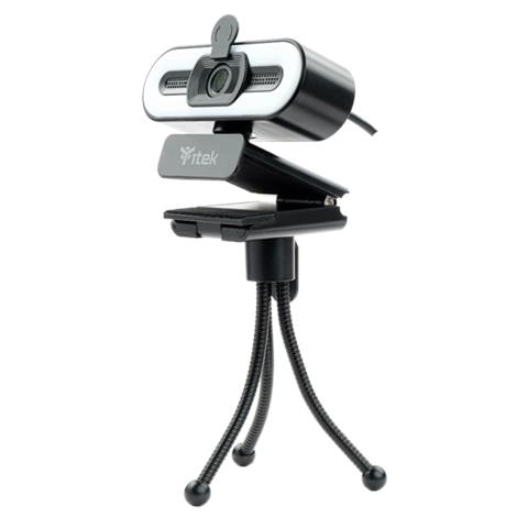Webcam con Microfono W401L - Full HD, 30FPS, Luce LED 3 mode, USB, treppiede - Foto 3