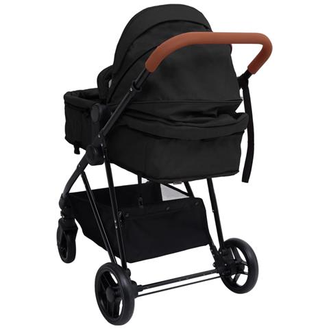 Passeggino 3 In 1 Antracite E Nero In Acciaio - Foto 2