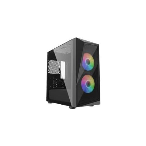 Case CMP 320 Mini Tower micro ATX / Mini-ITX 1 Porta USB 3.2 Colore Nero (Finestrato) - Foto 1