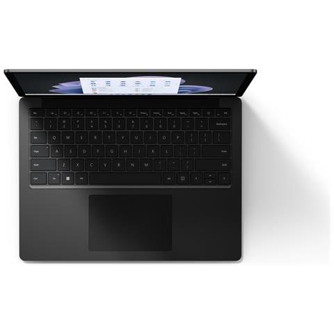 Surface Laptop 5 Intel® Core™ i7 i7-1255U Computer portatile 38,1 cm (15") Touch screen 8 GB LPDDR5x-SDRAM 512 GB SSD Wi-Fi 6 (802.11ax) Windows 11 Home Nero - Foto 2