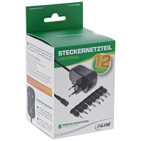 Alimentatore universale 12W, da 110-240V a 3-12V, max. 1200mA - Foto 2