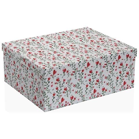 Set Di Scatole Per Sistemare Impilabili Cuori Cartone 15 Pezzi 35 X 16,5 X 43 Cm - Foto 2