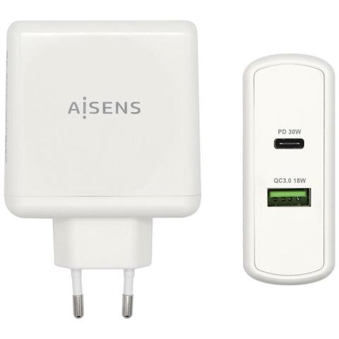 Asch-2pd45a-w Caricabatterie Per Dispositivi Mobili Gps, Comandi Di Gaming, Mp3, Mp4, Telefono Cellulare, Compute - Foto 1